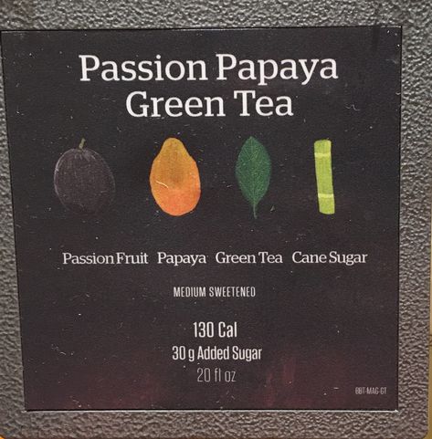 Green Drink at Panera Green Drink, Green Drinks, Papaya, Green Tea, Food And Drink, Fruit, Drinks, Green