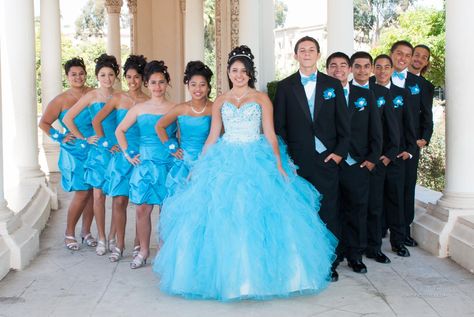 Chambelanes and damas Quinceanera Group Photos, Quinceanera Damas And Chambelanes, Damas And Chambelanes Outfits, Quinceanera Chambelanes, Chambelanes Outfits Quinceanera, Chambelanes Outfits, Quinceanera Court, Girl Tuxedo, Dream Quinceanera