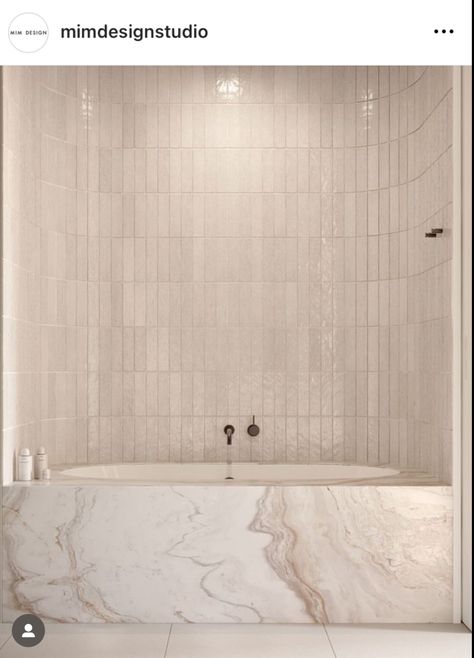 Travertine Bathtub Surround, Tub With Stone Surround, Limewash And Marble Bathroom, Quartz Bathtub Surround, Pink Travertine Bathroom, Calcutta Viola Bathroom, White Travertine Bathroom, Marble Bathtub Surround, Taj Mahal Bathroom