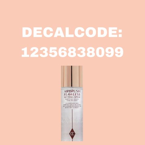 Bloxburg Decals Codes Hair Products, Bloxburg Products Codes, Charlotte Tilbury Bloxburg Decal, Bloxburg Codes For Skincare, Bloxburg Make Up Codes, Sephora Codes Bloxburg, Sephora Sign Decal Bloxburg, Bloxburg Decals Codes Stanley, Bloxburg Sephora Decals Logo