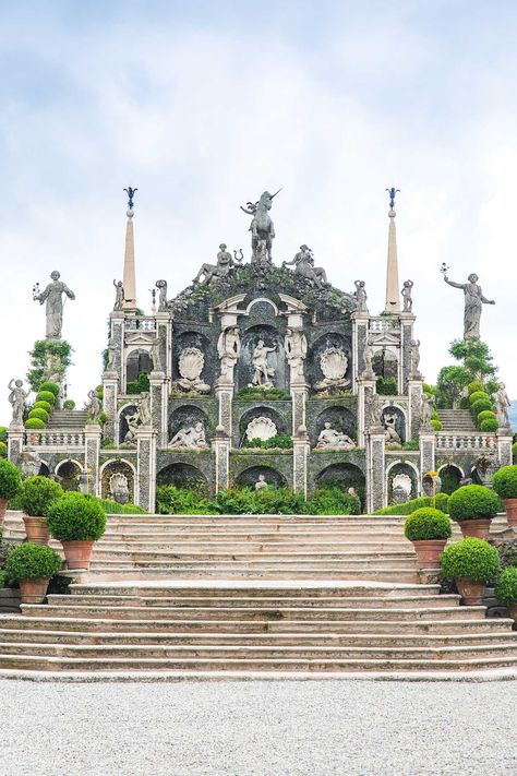 One of the most beautiful places in Italy is this pretty garden and villa in Lake Maggiore! Read our Italian Lakes travel guide to help plan your Italy vacation. #italy, #europe, #northernitaly, #shershegoes Beautiful Places In Italy, Lake Maggiore Italy, Vacation Italy, Italy Tourism, Lake Maggiore, Beautiful Villa, Italian Lakes, Pretty Garden, Italy Itinerary