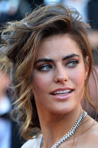 Alyson Le Borges's bed-head updo was certainly a red-carpet first for Cannes.#Cannes2013 Alyson Le Borges, Marie Laforet, Nathalie Delon, Anthony Delon, French Girls, Alain Delon, Bed Head, Other Woman, True Beauty