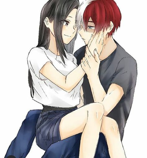 todomomo💞💕 on Instagram: “#mha #myheroacademia #bnha #bokunoheroacademia #todomomo #todoroki #shoto #shototodoroki #todorokishouto #yaoyorozu #momo #momoyaoyorozu…” Sitting On His Lap, L Anime, Anime Cupples, Friend Anime, Haikyuu Manga, Anime Love Couple, Cute Animal Photos, Anime Couples Manga, Anime Best Friends