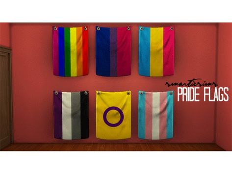 All The Flags, Furniture Cc, Sims 4 Traits, Sims 4 Cc Makeup, Lgbtq Flags, Lgbt Flag, The Sims 4 Download, Pride Colors, Sims Four