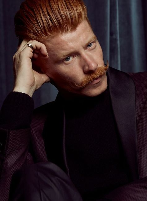 Francois Verkerk Francois Verkerk, Beard Styles Haircuts, Groom Hair Styles, Moustache Style, Cool Mustaches, Ginger Models, Handlebar Mustache, Redhead Men, Mustache Styles