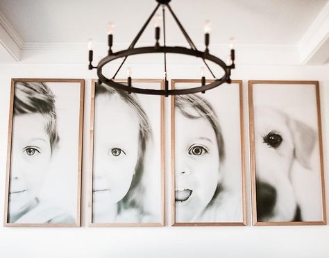 Family Photo Wall, Family Wall Decor, Portrait Wall, Family Wall, Photo Displays, House Inspiration, My Dream Home, Picture Wall, Home Living Room