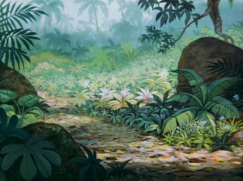 How well do you REALLY know your Disney movies? Jungle Book Background, Mowgli Jungle Book, Concept Art Disney, Disney Magazine, Walt Disney Movies, Jungle Book Disney, Disney Crossover, Jungle Art, Book Background