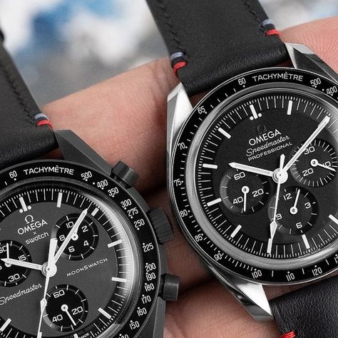 UNIQUE WATCH STRAP on Instagram: "Speedmaster pro and moonswatch mercury Which one look better with black swift strap? ⌚️moonswatch mission to mercury ⌚️omega speedmaster 3861 ⌚️black swift strap 📨Click link on my bio or dm me @seventhcreation . #omegaspeedmaster #speedytuesday #idontownaspeedy #speedmaster57 #omegaspeedmasterprofessional #omegamoonwatch #omegawatches #omegawatch #omegaaquaterra #omegaseamaster #omegaconstellation #vintageomega #moonswatch #tudorpelagos #rolex #patekphilippe #fpjourne #zenithelprimero #tagheuer #chronographwatch #wristwatchcheck #rolexsubmariner #grandseiko #jualomega #jualrolex #jualtudor #jualtagheuer #jualjammewah #jualjam #luxurywatches" Moonswatch Mission To The Moon, Moonswatch Mission, Moonswatch Mission To Mercury, Swatch Omega Mercury, Omega Moonwatch, Tudor Pelagos, Omega Aqua Terra, Omega Speedmaster Moonphase, Omega Constellation