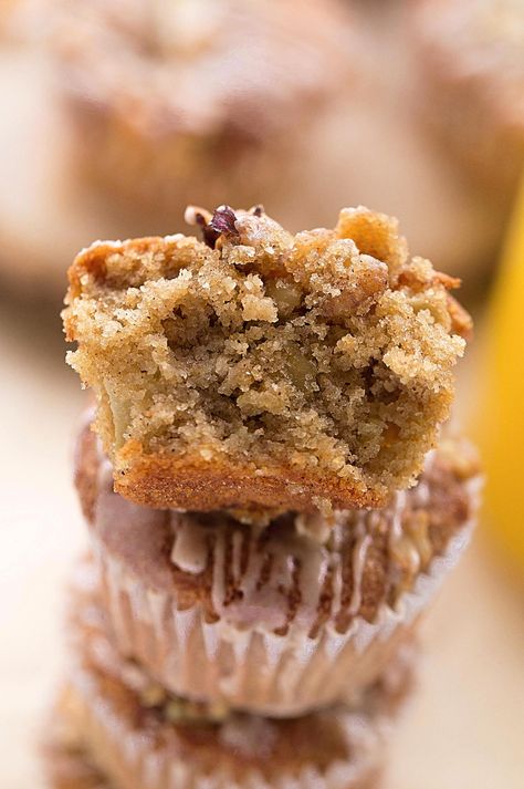 Gluten Free Applesauce Muffins, Apple Walnut Muffins, Gluten Free Apple Muffins, Gf Muffins, Almond Flour Muffins, Walnut Muffins, Gluten Free Apple, Apple Cinnamon Bread, Applesauce Muffins