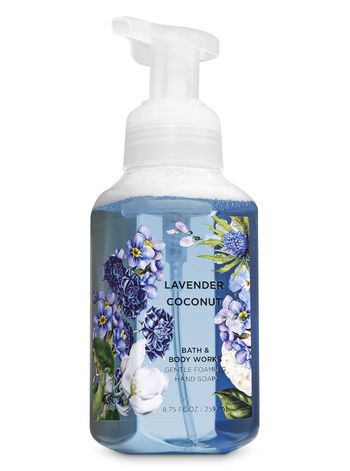 Lavender Coconut Gentle Foaming Hand Soap | Bath & Body Works Bath And Body Works Soap, How To Make Shampoo, Coconut Bath, Exfoliating Body Wash, Bath N Body Works, Hand Soaps, Unique Fragrance, Foam Soap, Foaming Hand Soap