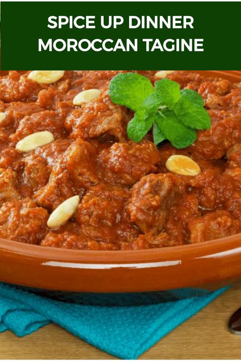 Spice Up Dinner Moroccan Tagine Tagine Recipes Beef, Tagine Lamb, Moroccan Food Traditional, Lamb Chili, Lamb Mince Recipes, Lamb Tagine Recipe, Moroccan Tagine Recipes, Moroccan Lamb Tagine, Ground Lamb Recipes