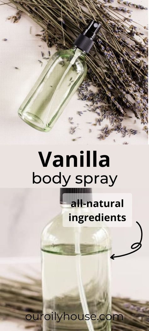 Lavender Body Spray, Homemade Body Spray, Body Spray Recipe, Diy Body Spray, Vanilla Body Spray, Essential Oil Perfumes Recipes, Vanilla Lavender, Homemade Perfume, Perfume Recipes