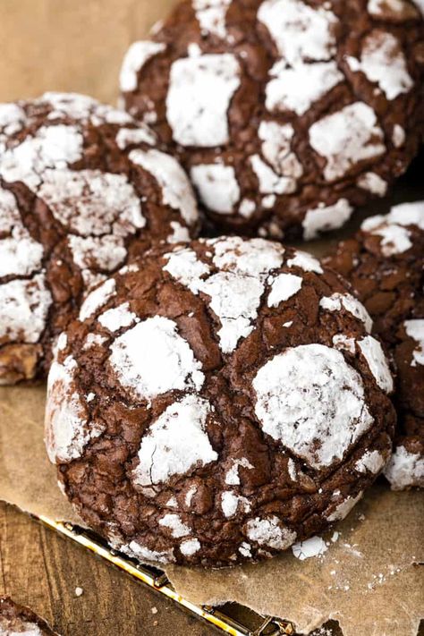 Brownie Cool Whip Cookies, Brownie Mix Cool Whip Cookies, Cool Whip Brownie Cookies, Ghirardelli Brownie Mix Cookies, Ghiradelli Brownie Mix Recipes, Ghirardelli Brownie Mix Recipes, Brownie Mix Crinkle Cookies, Ghirardelli Recipes, Whip Cookies