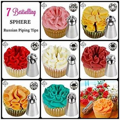 Printable Wilton Tip Chart Piping Tips Chart, Cupcake Icing Tips, Cupcake Arrangements, Russian Tips, Deco Cupcake, Cake Decorating Turntable, Flower Tips, Russian Piping Tips, 8 Cake