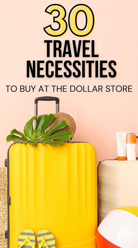 Save with these vacation essentials at the Dollar Store! Travel necessities, travel accessories, and Dollar Tree travel hacks for your next family vacation! Budget Travel Tips | Trip Essentials Weekend Travel Essentials, Dollar Tree Travel Essentials, Dollar Store Travel Hacks, Traveling Necessities, Dollar Tree Travel Hacks, Best Travel Items, Travel Organization Packing, Vacation Must Haves, Guatemala Trip