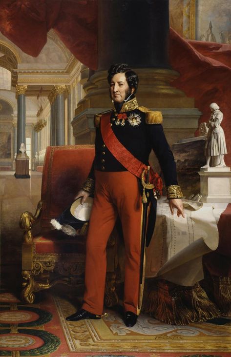 Franz Xaver Winterhalter, Portrait of King Louis-Philippe | Palace of Versailles Franz Xavier Winterhalter, Franz Xaver Winterhalter, French Coins, French Royalty, Royal King, French History, Louis Philippe, Palais Royal, French Revolution