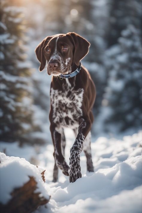 The Snowy Joy of German Shorthaired Pointers German Pointer, Short Hair Pointer Puppy, German Short Haired Pointer Puppy, Short Haired Pointer Dog, German Short Haired Pointer, German Shorthaired Pointer Hunting, German Pointer Short Haired, Black And White German Shorthair Pointer, Short Haired Dogs