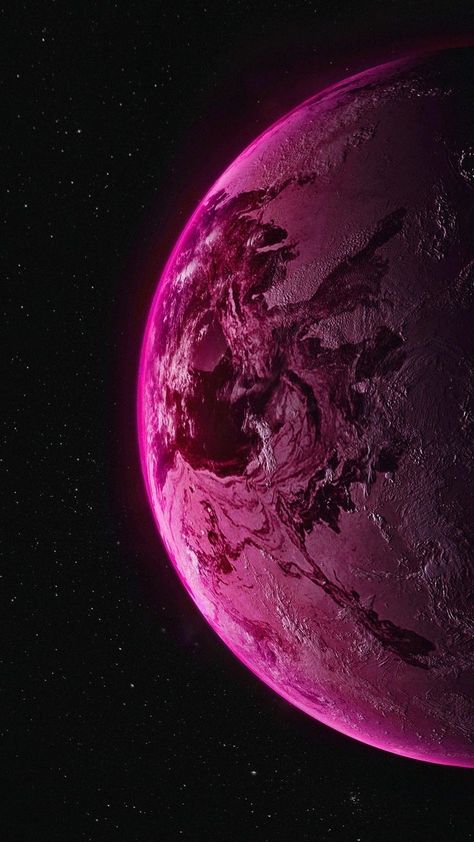 Pink Moon Wallpaper Iphone, Pink Earth Wallpaper, Pink Planets Wallpaper, Pink Moon Aesthetic, Moon Wallpaper Iphone, Pink Moon Wallpaper, Relatable Illustrations, Purple Planet, Pink Planet