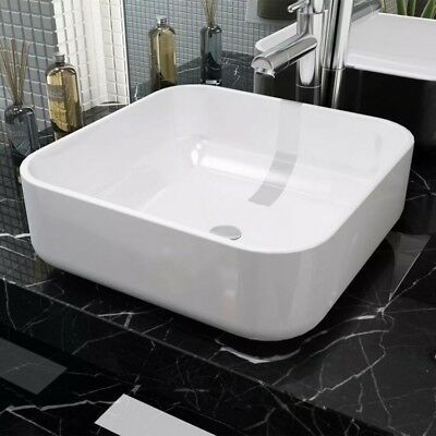 #eBay #SALES #home_garden_discounts Ceramic Basin Square Sink White Washroom Waterfall Bawls Pot Vessel… #eBay #SALES #home_garden_discounts Wall Mounted Bathroom Sinks, Square Ceramic, Square Sink, Steam Showers Bathroom, Countertop Basin, Boho Bathroom, Basin Sink, Bathroom Basin, Love Your Home