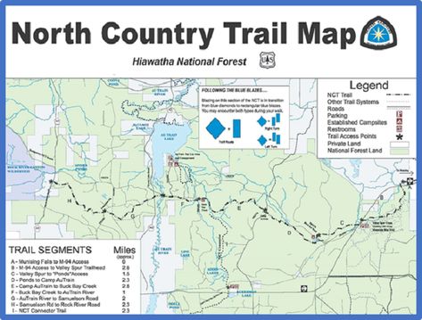 Thru-Hike the Scenic North Country Trail, and Experience 7 States Hiawatha National Forest, Adventure List, Florida Trail, North Country Trail, Ultralight Hiking, Backpacking Trails, Mackinaw City, The Appalachian Trail, Forest Trail