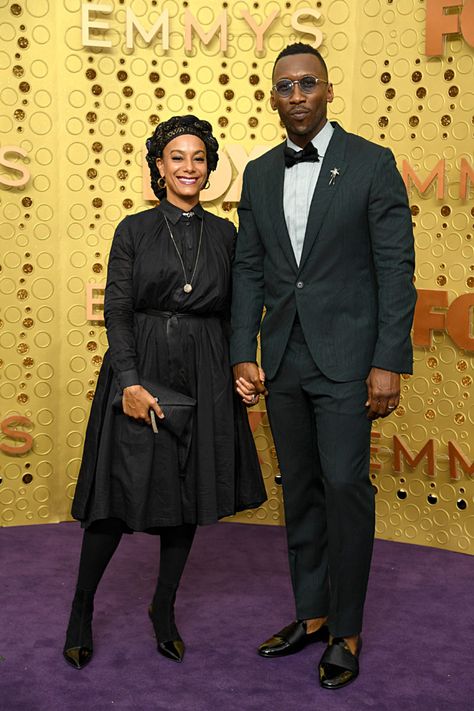 Mahershala Ali Style, Black Celebrity Couples, Emmys Red Carpet, Mahershala Ali, Couple Moments, Anthony Anderson, Best Supporting Actor, Black Celebrities, Drama Film