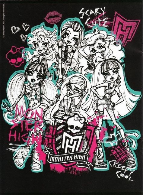 Monster High Magazine, Arte Monster High, Monster High Pictures, Moster High, Dc Super Hero Girls, Love Monster, Monster High Art, Monster High Characters, High Art