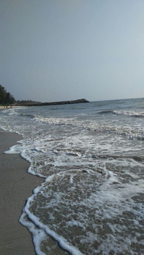 Beach Aesthetic Snapchat, Kappad Beach Photography, Kerala Sea Photography, Tithal Beach Snap, Aesthetic Kerala Pictures, Calicut Beach Photography, Kokan Beach Snap, Kerala Beach Aesthetic, Juhu Beach Snap