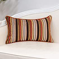 Check this out! Large Throw Pillows, Couch Bedroom, 70s Home Decor, Geometric Cushions, Boho Cushions, Luxury Cushions, Stripe Throw Pillow, Modern Throw Pillows, Garden Pillows