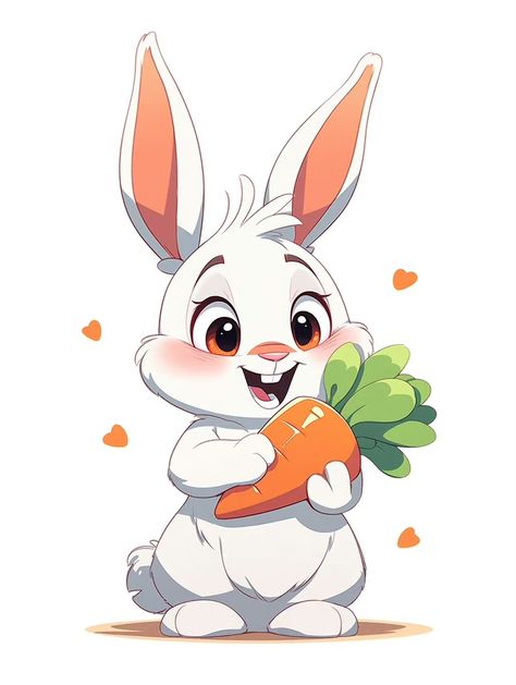 Rabbit Drawing Cute Bunny Art, Easter Cartoon Characters, Easter Cartoon Drawings, Rabbit Cute Wallpaper, Lapin Illustration, Cute Rabbit Drawing, Bunny Rabbit Drawing, Rabbit Cartoon Drawing, Easter Bunny Drawing