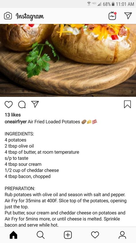 Airfryer Loaded Baked Potato, Extravagant Wedding Cakes, Loaded Baked Potato, Airfryer Recipes, Loaded Potato, Extravagant Wedding, Loaded Baked Potatoes, Air Fryer Recipes Easy, Air Fryer Recipes Healthy