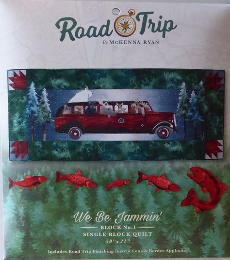 McKenna Ryan~ Road Trip~ Pine Needles~ 10 Quilt Sewing Pattern Set, Fast Shipping PT337 Quilt Sewing Patterns, Pine Needles, Applique Patterns, Quilt Block Patterns, Small Quilts, Machine Quilting, Quilt Inspiration, Quilt Making, Quilt Sewing