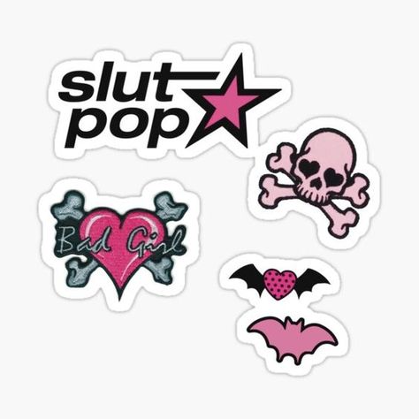 hot pink  Sticker for Sale by spoiledbratz Sticker #sticker Stickers #stickers freesticker #freesticker freestickers #freestickers free download sticker #freedownloadsticker 16.194 Mcbling Stickers, Emo Stickers Printable, Pink Cross Aesthetic, Hot Pink Stickers, Black Webcore, Emo Mcbling, Hot Pink Poster, Hot Stickers, Punk Stickers