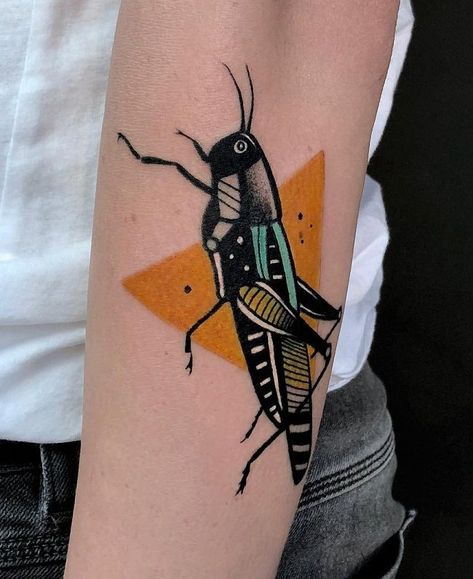 30+ Grasshopper Tattoos with Meanings | Body Art Guru Grass Hopper Tattoo, Grasshopper Tattoo, Cricket Tattoo, Grasshopper Art, Boxing Gloves Tattoo, Moth Tattoo Meaning, Guru Tattoo, Rope Tattoo, Tree Tattoo Meaning