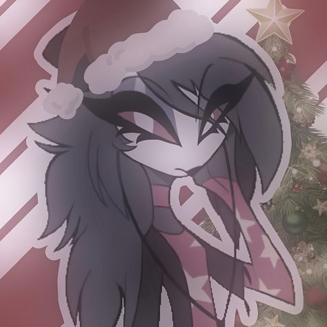 Helluva Boss Octavia Christmas icon aesthetic pfp edit Octavia Pfp Helluva, Helluva Boss Christmas Pfp, Octavia Helluva Boss Wallpaper, Octavia Helluva Boss Pfp, Christmas Icon Aesthetic, Octavia Wallpaper, Octavia Pfp, Christmas Pfp Aesthetic, Helluva Boss Octavia