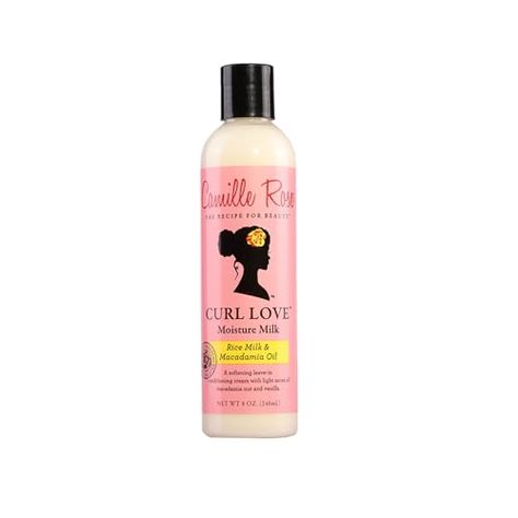 Camille Rose Curl Love Moisture Milk Leave-In Conditioner, with Rice Milk and Macadamia Oil to Soften, Smooth and Detangle Curly Hair, 8 oz Detangle Curly Hair, Camille Rose, Rice Milk, Macadamia Oil, Leave In Conditioner, Natural Curls, Macadamia, Hair Conditioner, Leave In