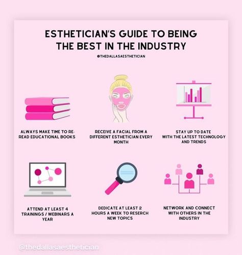 Esthetician Business Aesthetic, Starting Your Own Esthetics Business, Marketing Ideas For Estheticians, Esthetician Products Facials, Books For Estheticians, Becoming An Esthetician Career, Esthetician Products Skincare, Esthetician Recommended Products, Esthetician For Beginners