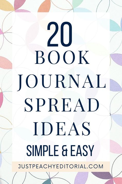 20 Book Journal Spread Ideas - Simple and Easy - blog post - Just Peachy Editorial Starting A Book Journal, Book Journal Setup, Journal Ideas In Ruled Book, Simple Reading Journal Ideas, Easy Book Journal Ideas, Read Journal Ideas, Book Journal Ideas Layout Simple, 2024 Reading Journal Ideas, How To Make A Book Journal