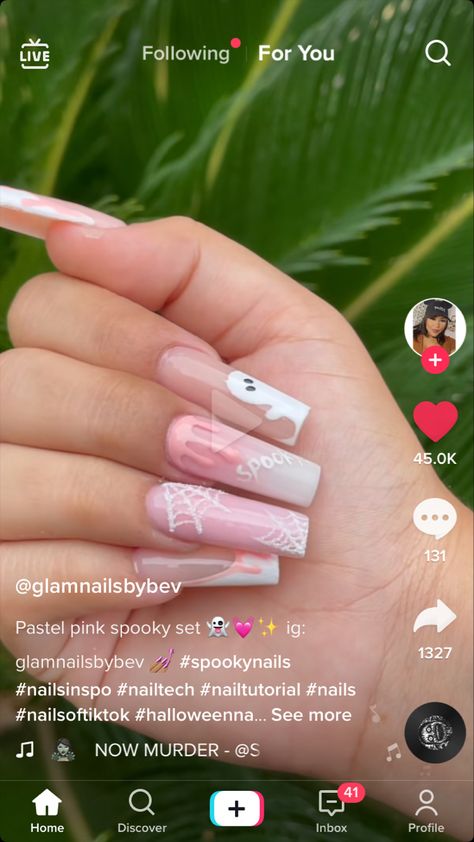 Nail Time, Nail Tutorials, Nail Tech, Makeup Nails, Pastel Pink, Nail Inspo, Hair Makeup, Nails, Halloween