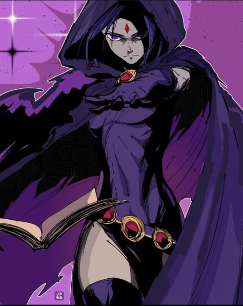 Raven Marvel, Raven Fanart Wallpaper, Dc Raven Fanart, Titans Raven Dc Comics, Raven Superhero, Dc Titans Raven, Raven Dc Fanart Casual, Raven Comics, Raven Fanart