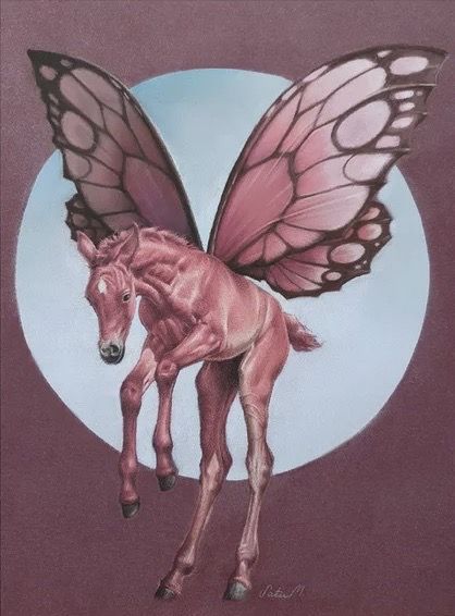 SATU MANNINEN Pegasus Wings Drawing, Fantasy Pegasus, Amazing Pegasus Pictures Fantasy Colorful, Mlp Pegasus Wings, Pegasus Unicorn Fantasy Art, Butterfly Wings, Abstract Prints, Printing Process, Rooster