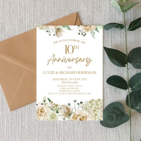 50 Party Ideas, Anniversary Invite, Wedding Anniversary Party Invitations, Anniversary Theme, 50th Anniversary Invitations, 50th Wedding Anniversary Invitations, Anniversary Party Invitations, 50 Party, 50 Anniversary