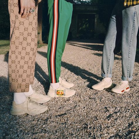 Gucci Announce New Rhyton Sneaker – PAUSE Online | Men's Fashion, Street Style, Fashion News & Streetwear Gucci Rhyton Sneakers, Gucci Fashion Show, Gucci Rhyton, Highsnobiety Fashion, Aesthetic Outfits Men, Gucci Sneakers, Best Shoes For Men, Best Running Shoes, Gucci Fashion