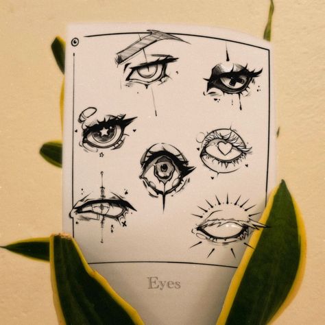 Eye flash designs! ✨️ They're just so cute I love them all ✨️ Eye Tattoos, Eyeball Tattoo, Flash Designs, Flash Design, Eye Tattoo, Design Drawings, Tattoo Design Drawings, Designs To Draw, Tattoo Design