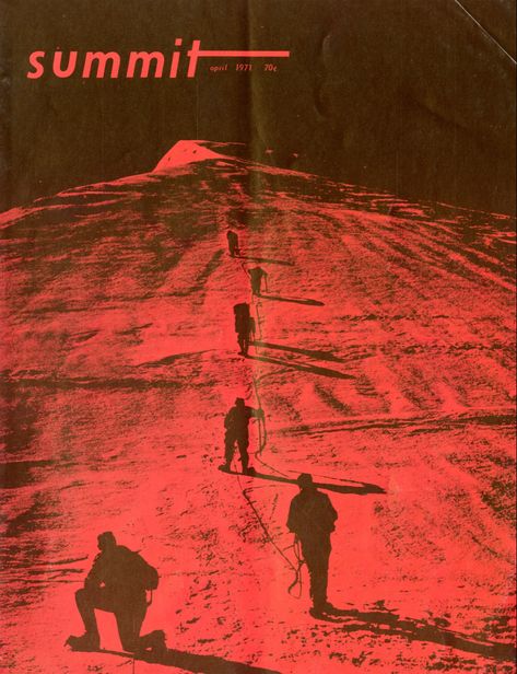 Vintage Climbing Posters, Vintage Hiking Aesthetic, Outdoors Graphic Design, Climbing Aesthetic, Archive Moodboard, Vintage Climbing, Outdoor Magazine, Climbing Art, Patagonia Style