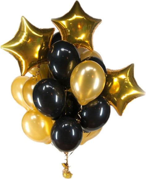 Birthday Party Props, Black And Gold Balloons, Unicorn Balloon, Bachelorette Party Supplies, Birthday Wishes Messages, Metallic Balloons, Large Balloons, Anniversary Decorations, Gold Balloons