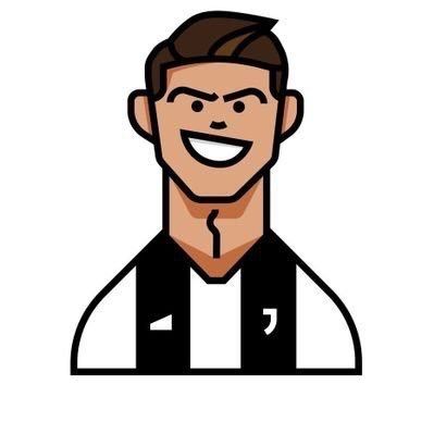 Ronaldo Simple Drawing, Soccer Artwork, Face Doodles, Simple Cartoon, Drawings Simple, Art Drawings Simple, Lionel Messi, Juventus, Soccer Players