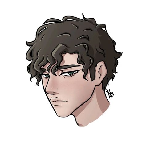 Curly Hair Boy Drawing, Hair Boy Drawing, Curly Hair Boy, Curly Hair Drawing, Hair Boy, Boy Drawing, Hair Drawing, Curly Hair, To Draw