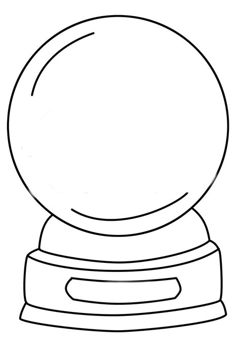 Snow Globe Template Printable Christmas Snow Globe Coloring Pages, Snowglobe Template Free Printable, Snowglobe Printable, Snow Globe Coloring Page, Snow Globe Template, Globe Drawing, Winter Snow Globe, Poppy Coloring Page, Paper Globe