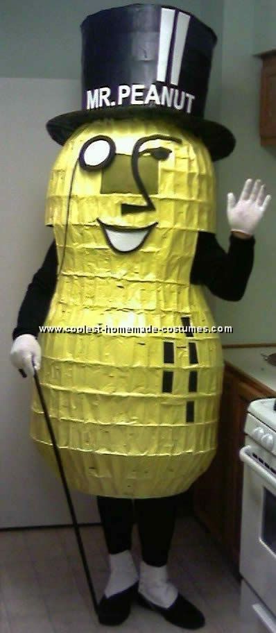 Planters Peanuts | Planter's Peanut Costume could do others nuts and be a bunch of nuts ... Mr Peanut Costume, Peanuts Halloween Costume, Peanut Costume, Squirrel Costume, Mr. Peanut, Mr Peanut, Diy Couples Costumes, Planters Peanuts, Peanuts Halloween