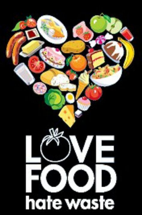 I like this poster that says Love food- hate waste its simple and effective and i like how they've used the food for the heart Food Waste Poster, Food Waste Project, Food For The Heart, Food Waste Campaign, Party Design Poster, Food Wastage, Food Issues, Food Advice, Heart Food